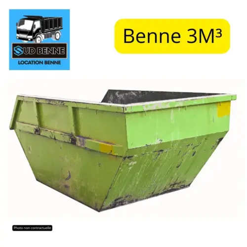 Location benne 3M³