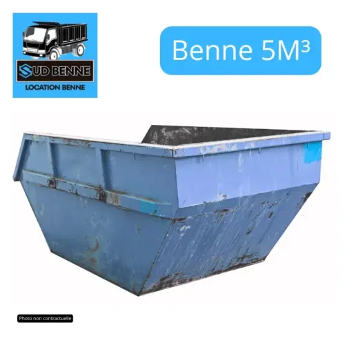 Location Benne 5M³ 1 Location benne 5M³